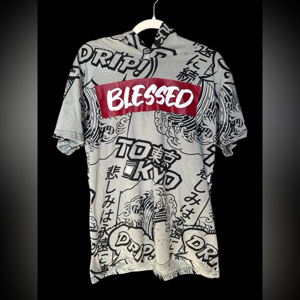 Bailey Apparel Graphic Hoodie with 'Blessed' Print